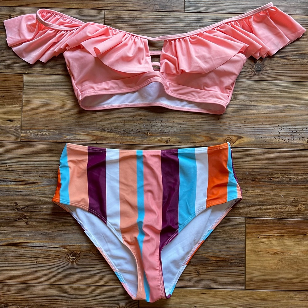 SHEIN plus bathing suit 0XL